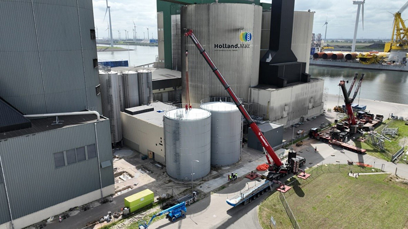 Aanleg emissievrije mouterij Holland Malt