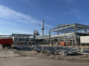 De bouw van de Flagship-plant