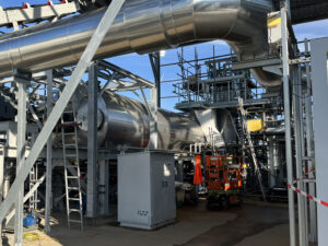 Een van de pyrolysereactoren